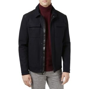 NWT Calvin Klein Winter Wool Blend Bomber Jacket
